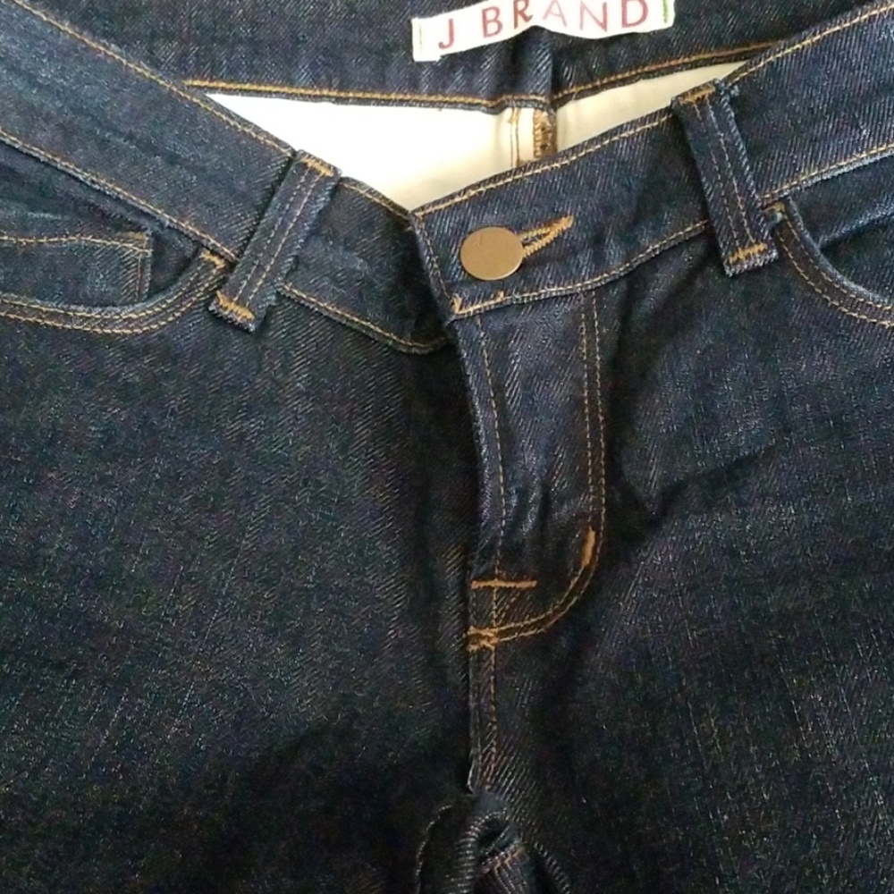 J Brand Women's Skinny Dark Blue Jeans Size 25 - Picture 3 of 4